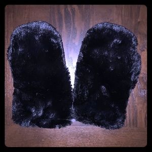 Faux Fur Gloves Mittens